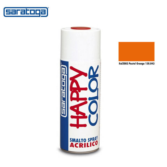 Spray Peinture ORANGE PASTEL - 400ml Saratoga