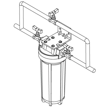 Filtre à Eau Anti-Calcaire Simple EJIM – Raccord FF 3/4"