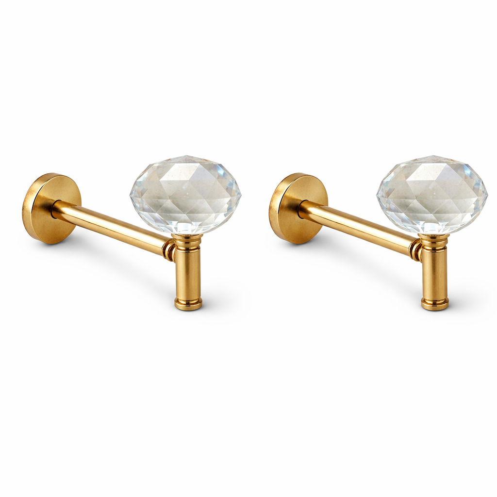 Embrasse Rideau Cristal Dorée (2pcs)