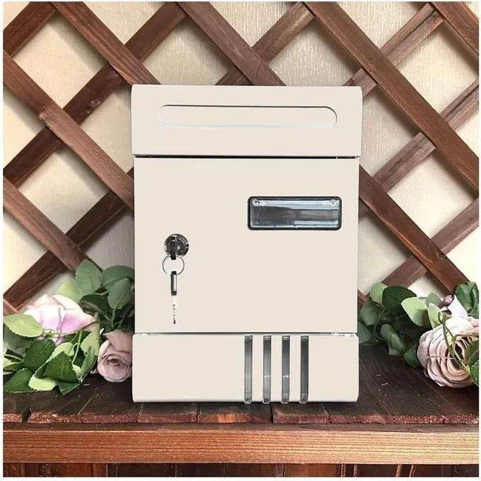 Boîte aux lettres - Boite postal - Inoxydable - 2500AR -couleur Ivoire - SQES