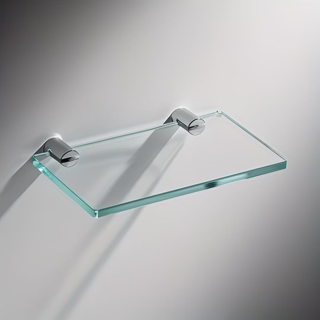 Support vitre rond Chrome AYTUG R121 – 2 pièce