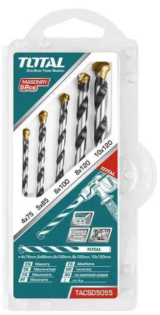 Jeux 6 meche acier - pour metaux HSS - SQES