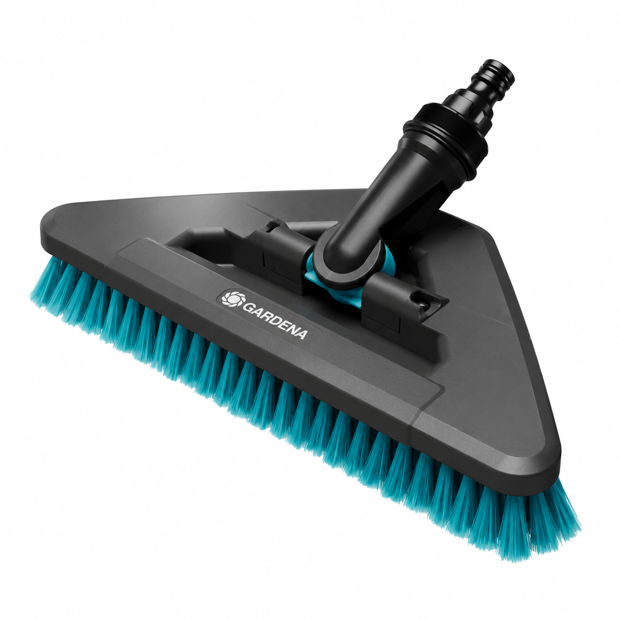 Brosse à Manche Hard Flex CleanSystem GARDENA Réf. 18814-20 — Poils Durs Flexibles, Nettoyage Intensif Terrasses Allées Surfaces Irrégulières | SQES Tunisie