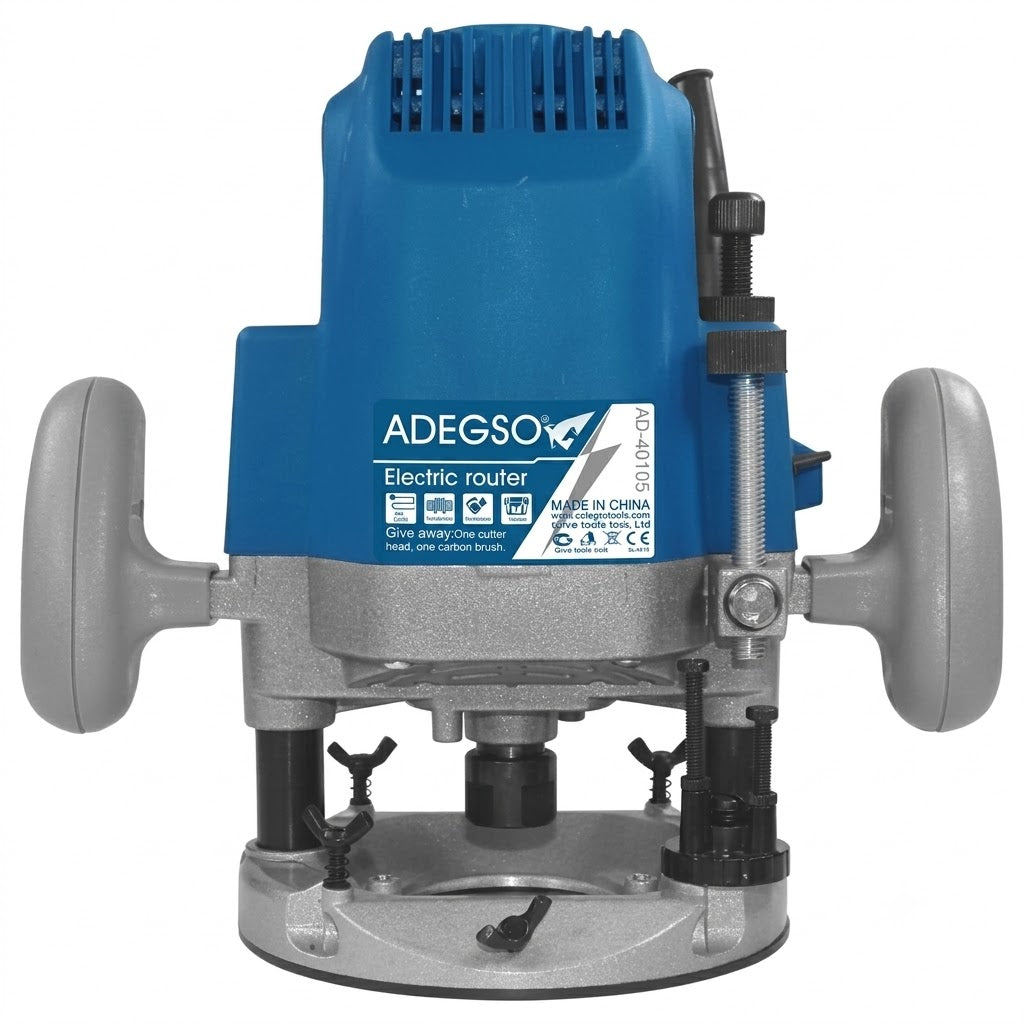Défonceuse électrique ADEGSO AD-40105 1 800 W pour fraises de 12 mm | SQES Tunisie