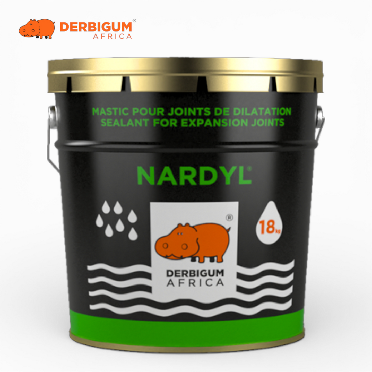Émulsion Bitumineuse NARDYL Seau 18KG DERBIGUM