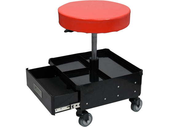 Tabouret d'Atelier YATO YT-08795 — Réglable 450-560mm 3 Tiroirs à Billes 150kg