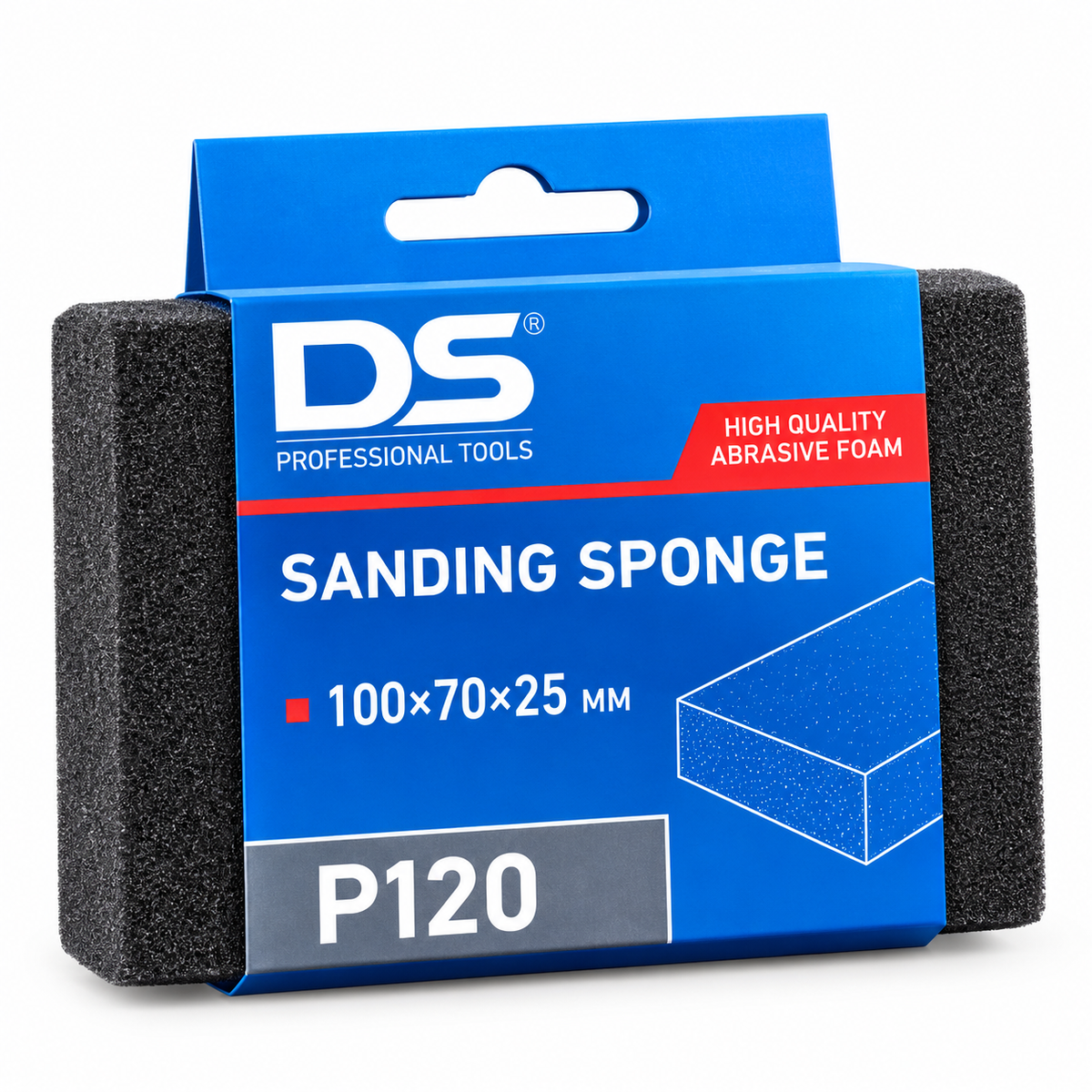 Éponge abrasive 4F DS Professional Tools disponible du grain P60 au P220