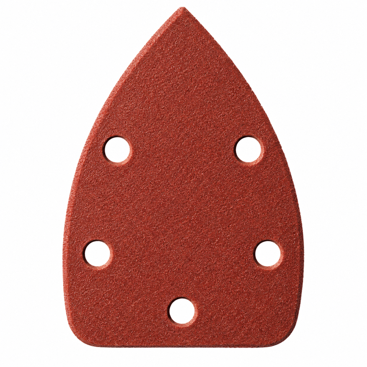 Lot de 5 feuilles abrasives VALEX grain P80, format 140 × 100 mm, forme goutte et fixation auto-agrippante pour ponceuse palmare | SQES Tunisie