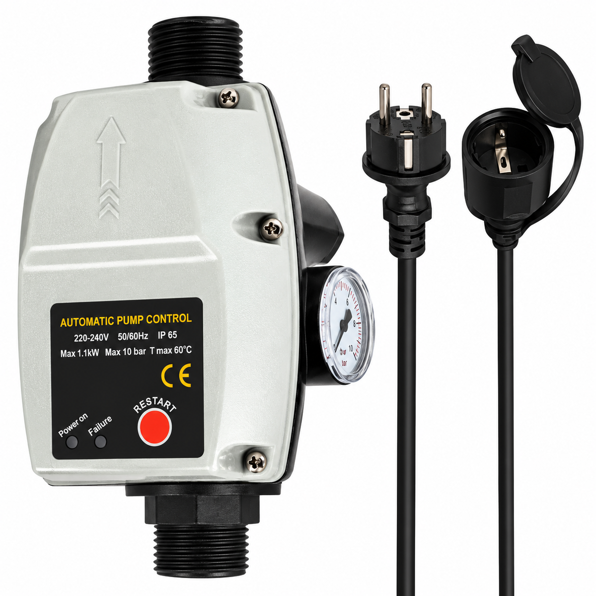 HAPPY Pressostat Auto Pump + Cable EPC4 HAP-EPC4-AUTO – Accessoire pompage | SQES Tunisie