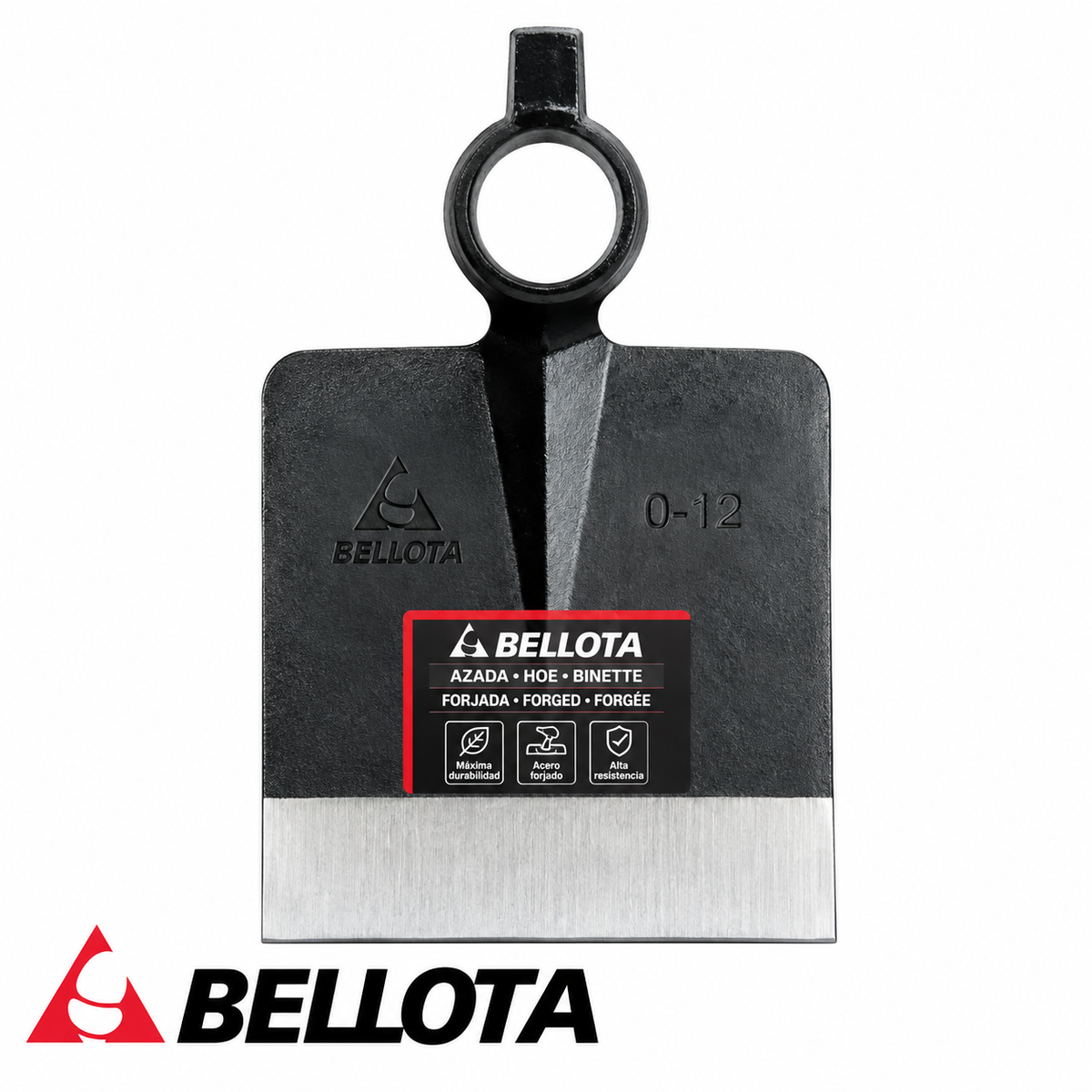 Houe forgée BELLOTA 87-C HOE87CP sape de 20 140 mm acier spécial trempe intégrale anti-rotation préparation sol agriculture sans manche | SQES Tunisie