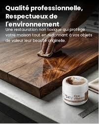 Cire d'Ébéniste Pety – Finition Bois Intérieur 250ml
