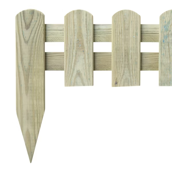 Bordure Jardin Bois Droite à Planter 15x60 cm