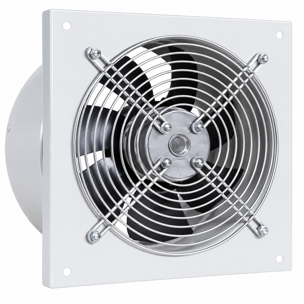 KAYI Ventilateur Axial Mural Carré KDAXIS CAR200 CAR250 CAR300 CAR350 – 230V IP44 680 à 3110 m³/h | SQES Tunisie