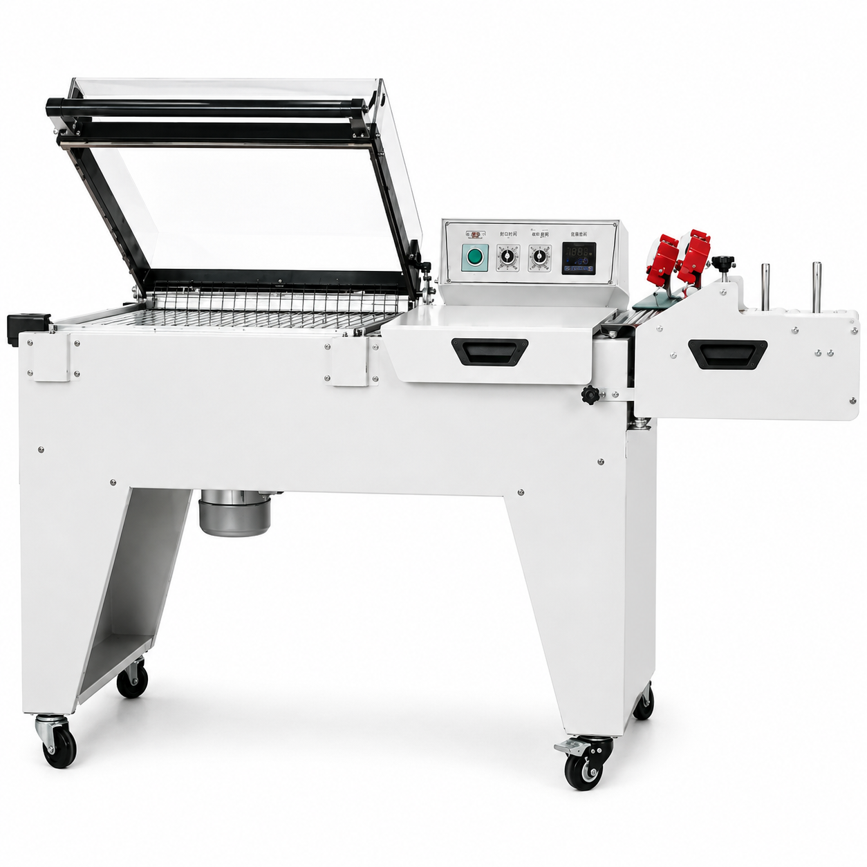 Machine d'emballage thermorétractable FM5540 3,8 kW – Scellage 550×400 mm Films POF PVC Réf. 538OUE24 | SQES Tunisie