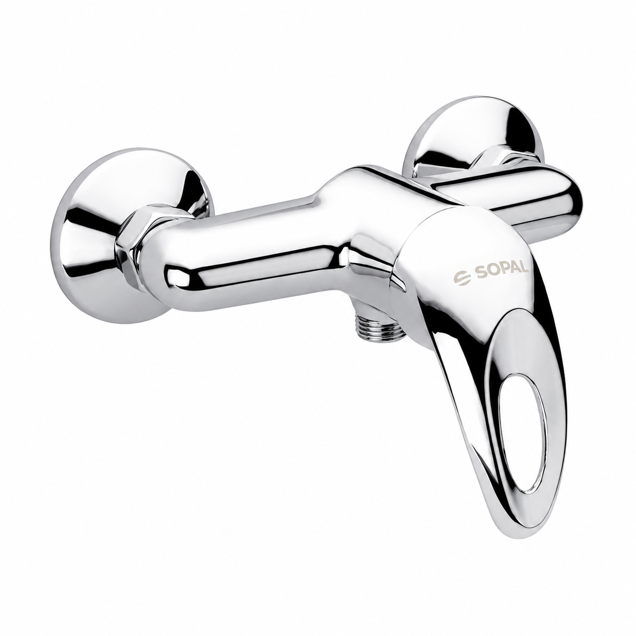 Mitigeur de Douche SOPAL Série Djerba 0608A04 — Cartouche Céramique Ø40mm Économie d'Eau Chromé NF EN ISO 1456 | SQES Tunisie