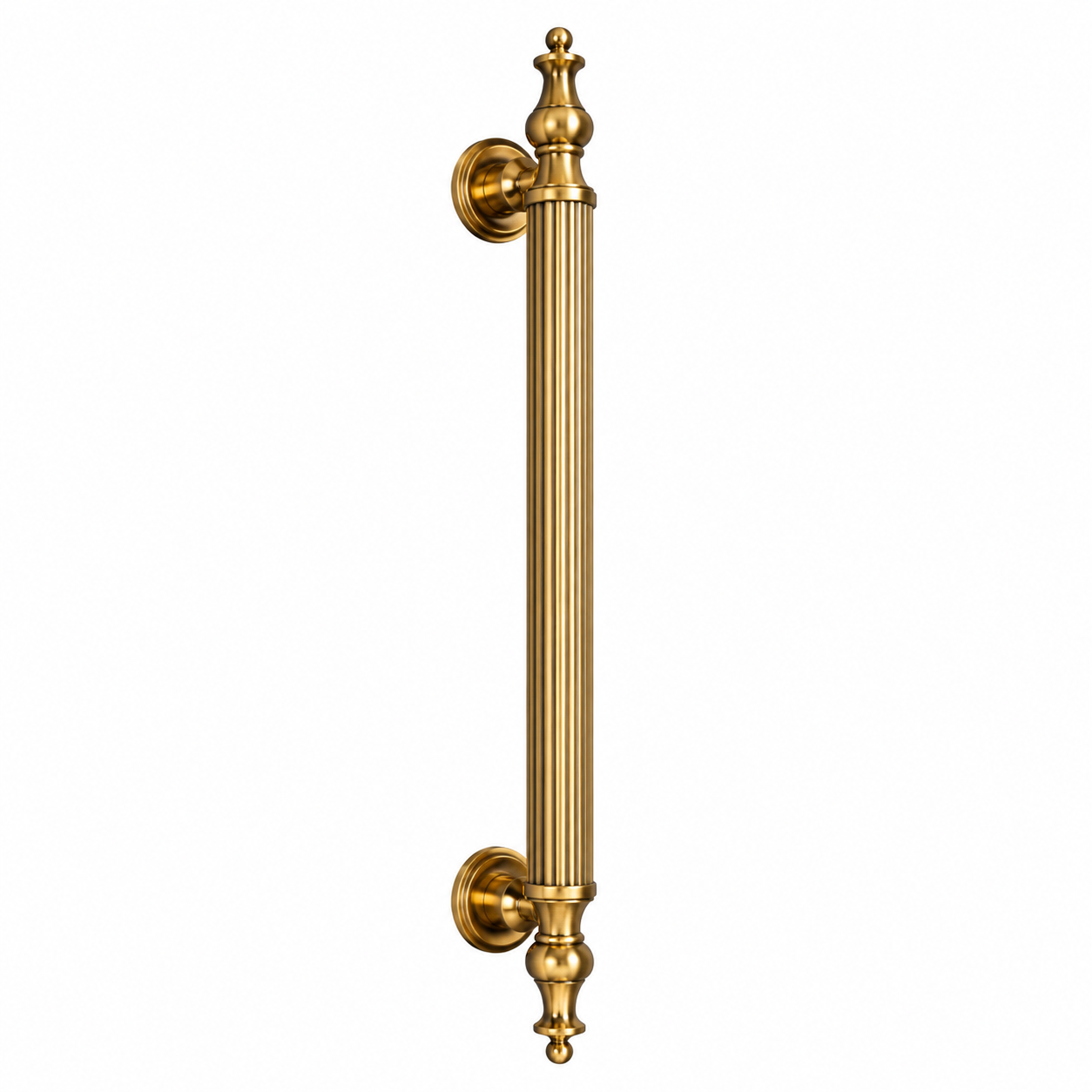 ÖZEN Bâton Maréchal OSMANLI 30/60 cm – Bronze Antique / Doré Tita – Poignée de Tirage | SQES Tunisie