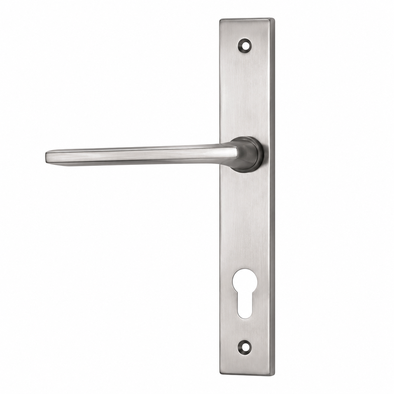 ÖZEN RIV Bloc PRIZMA Axe 70/85 mm – SN / Carré Inox – PT GT WC – Garniture de Porte | SQES Tunisie