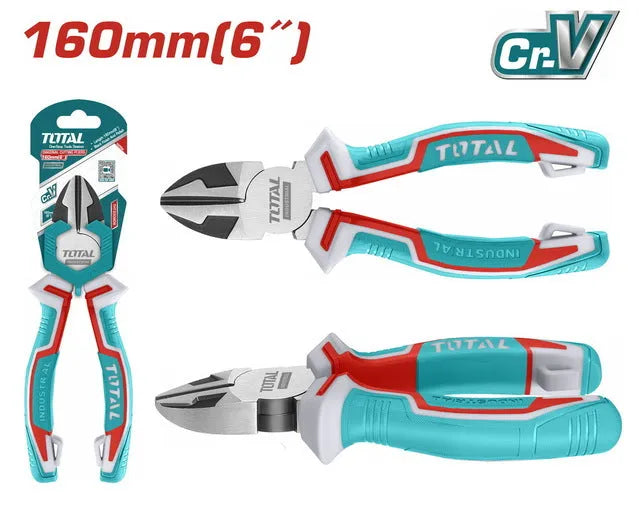 Pince universelle TOTAL isolée 1000V disponible en 180mm et 200mm poignée ergonomique – SQES Tunisie