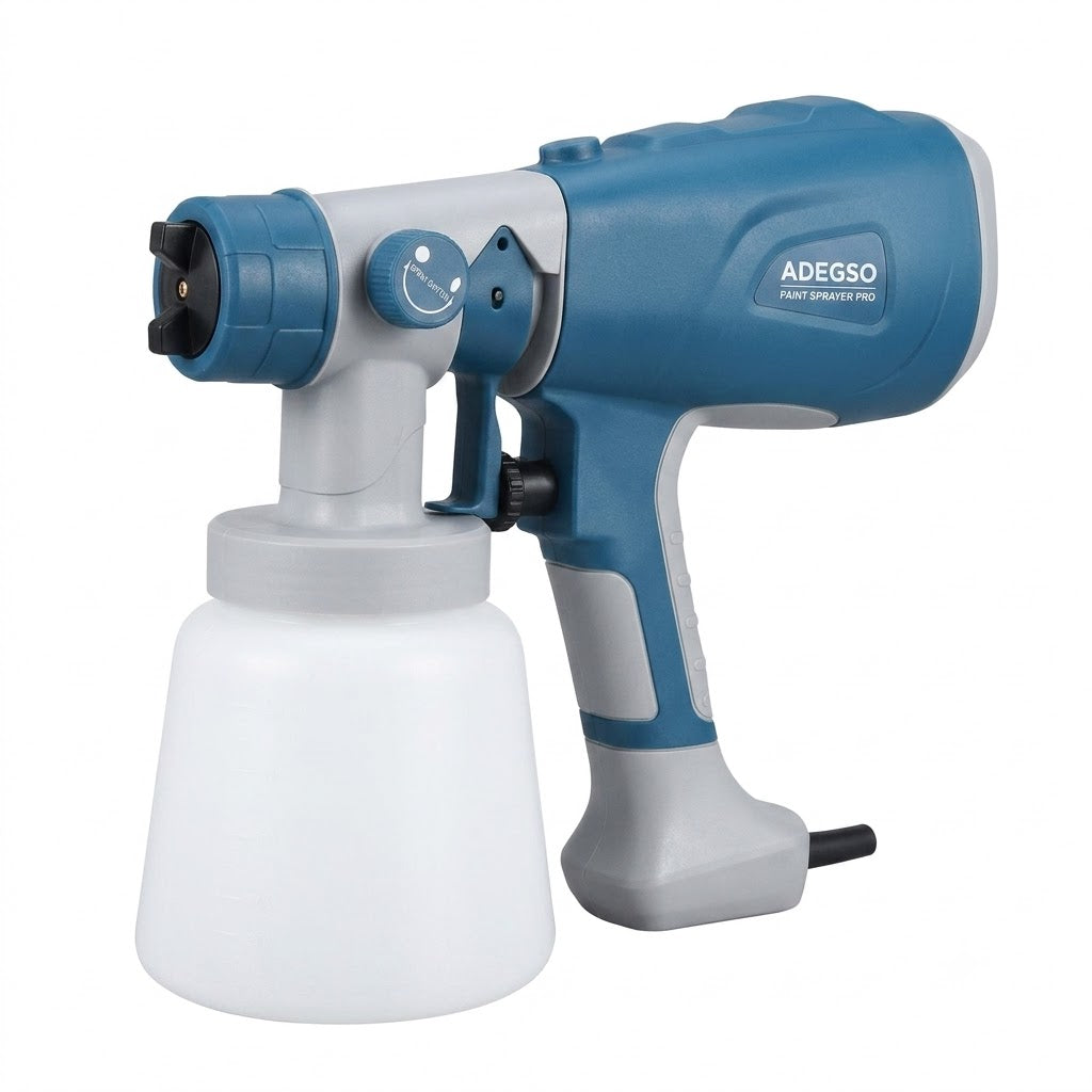 Pistolet à peinture électrique ADEGSO AD-40029 550 W avec réservoir 1 000 ml | SQES Tunisie