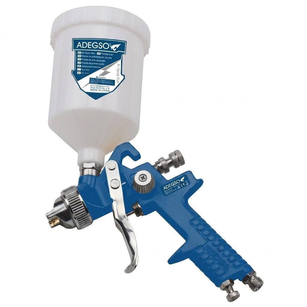 Pistolet à peinture pneumatique H827 ADEGSO AD-60042 avec godet de 600 ml — Pistolet pneumatique Réf. AD-60042 | SQES Tunisie
