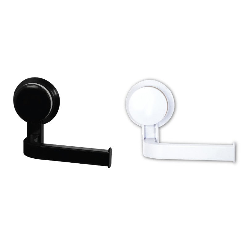Porte Papier Toilette à Ventouse ABS Blanc EJIM – Sans Perçage