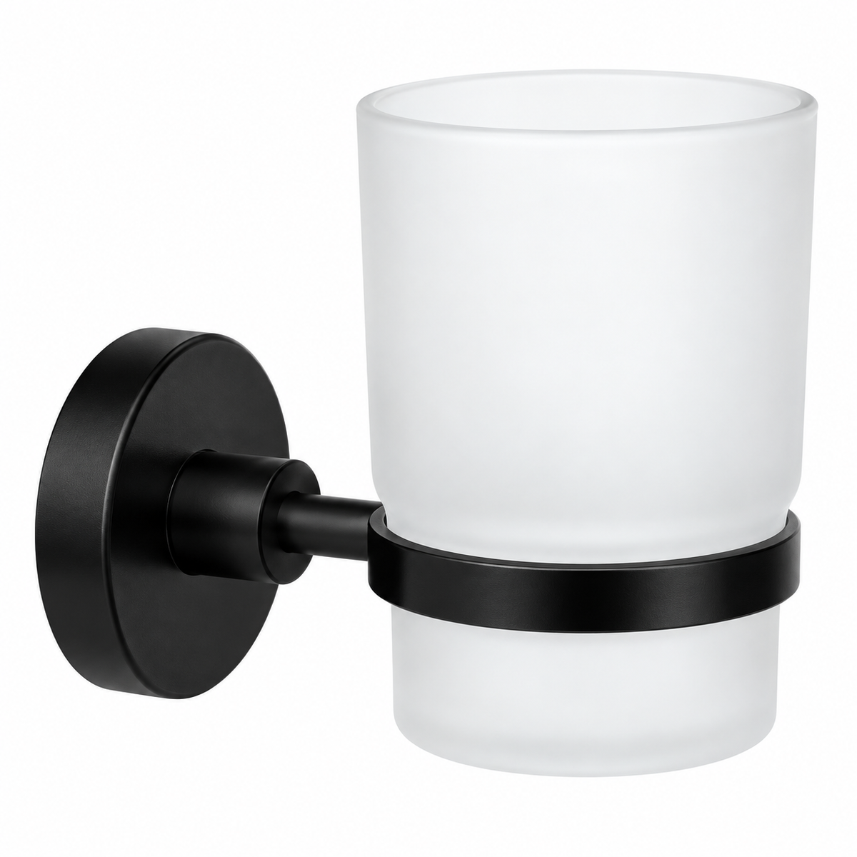 DUXXA Porte Verre Natura A.1604 Noir — Accessoire Salle de Bain Réf. 4160AXE1604 | SQES Tunisie