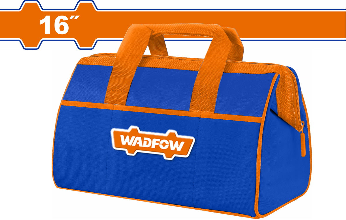 Sac à Outils WADFOW WTG3116 — 16" (40cm) Tissu Renforcé Multi-Poches Bandoulière Réglable Chantier Atelier | SQES Tunisie