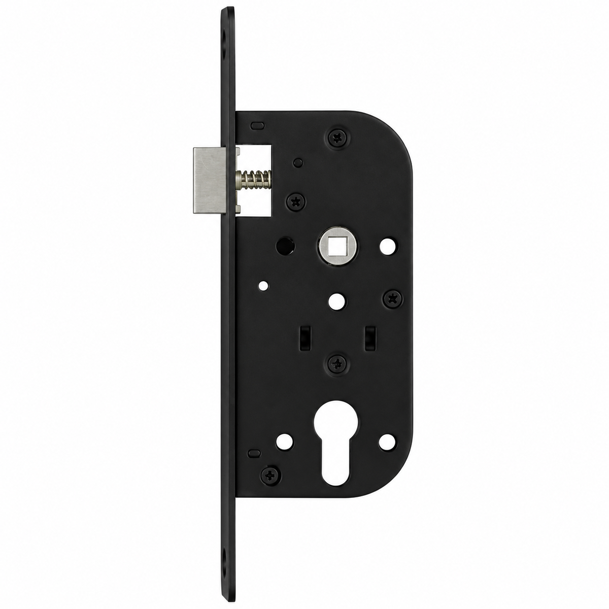 Serrure encastrée GT 260C noire ART DOOR — serrurerie encastrée pour porte, finition noire, quincaillerie et sécurité de porte | SQES Tunisie