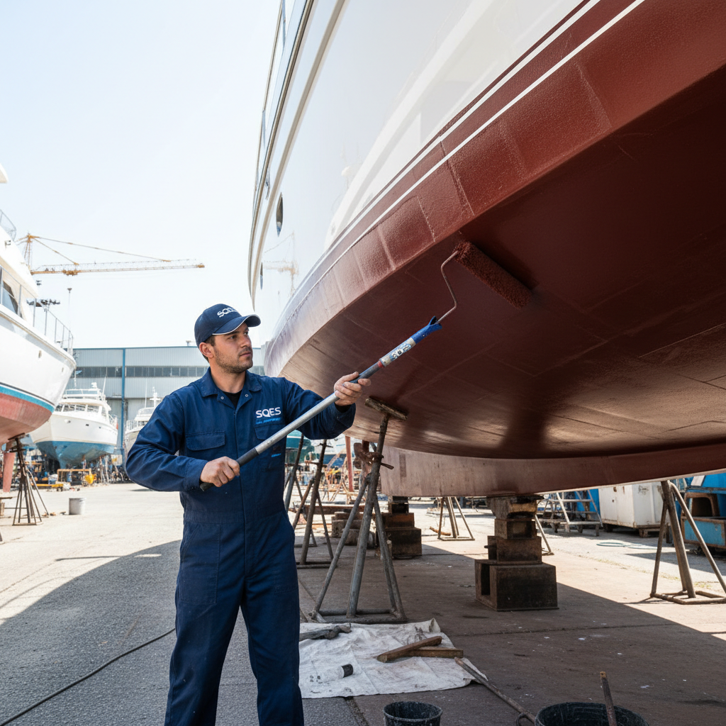 Technicien SQES peinture antifouling bateau