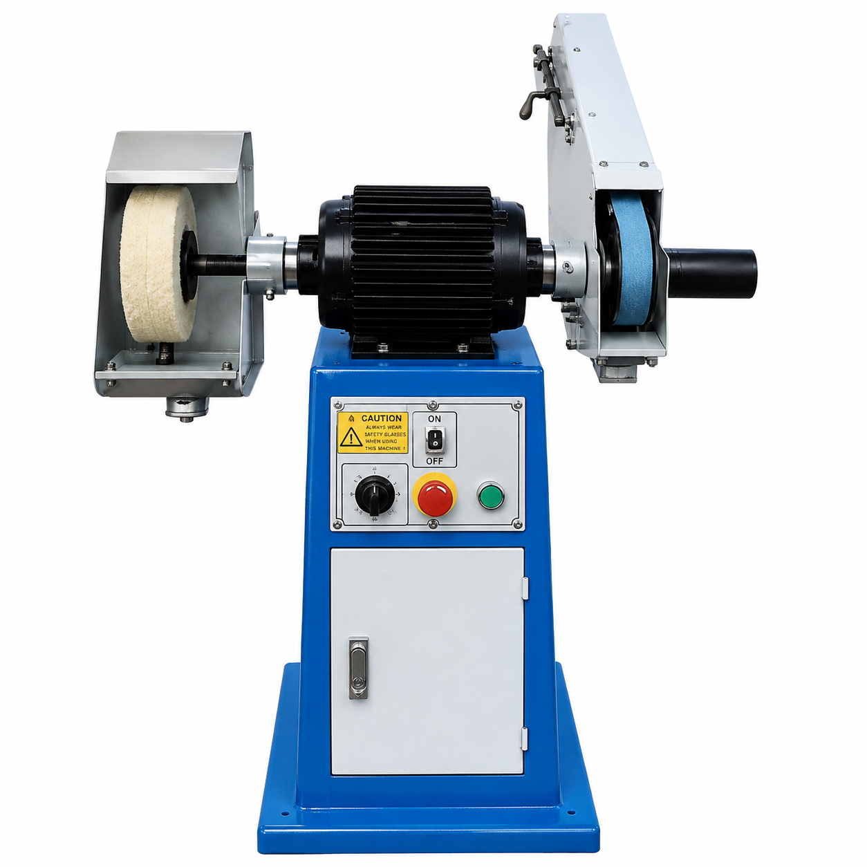 Touret de Polissage SP-2 – Machine Stationnaire 2,2 kW Bande 2000×50 mm Meule 250-320 mm Réf. 4162OUE200 | SQES Tunisie