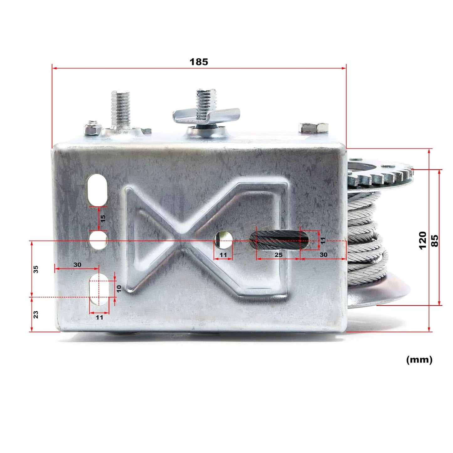 Treuil Manuel (Winch) – Capacité 600 kg / 1000 lbs