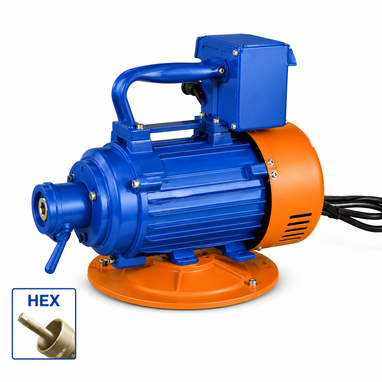 Vibreur à Béton Électrique WADFOW WECV2A15 2 HP 1500W Chantier Professionnel | SQES Tunisie