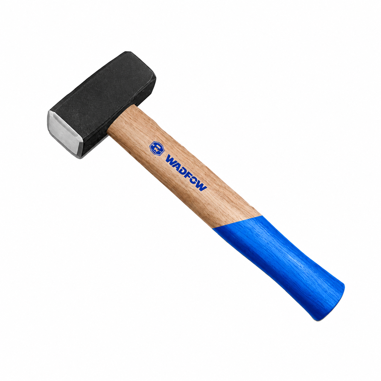 Massette Carrée Manche Bois WADFOW 1kg 1.5kg 2kg — Tête Acier Forgé Frappe Maçonnerie Démolition Chantier BTP | SQES Tunisie
