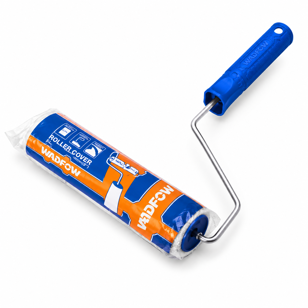 Rouleau de Peinture Acrylique 230 mm WADFOW WCB1929 — Finition Lisse Murs Plafonds Chantier BTP | SQES Tunisie