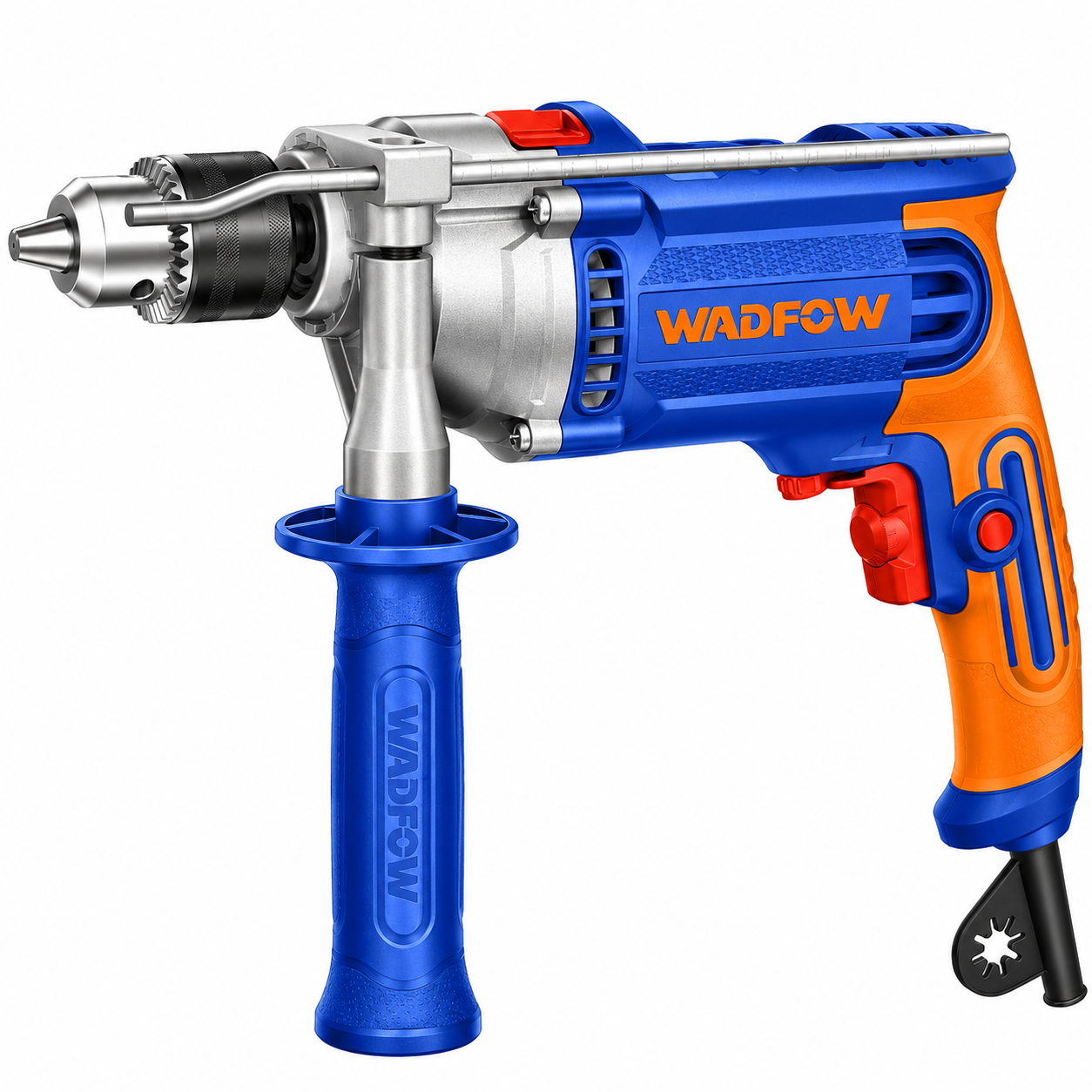 Perceuse Filaire 13mm 1050W WADFOW WMD151051 — Vitesse Variable Percussion Bois Métal Béton Chantier | SQES Tunisie