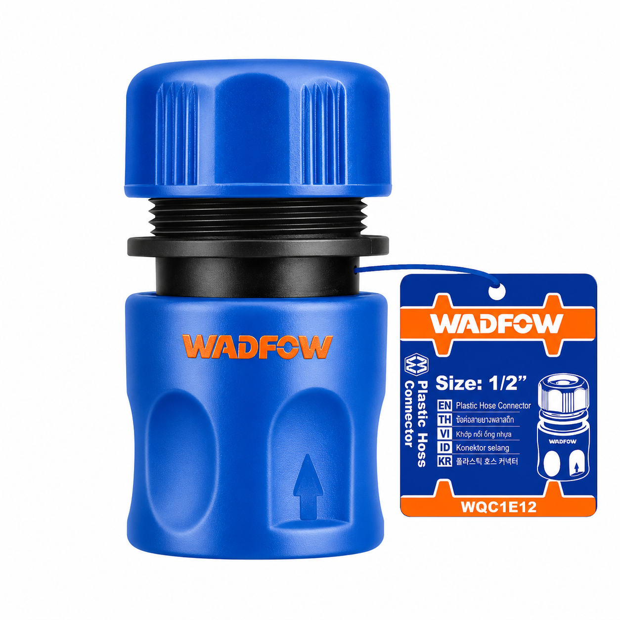 Raccord Rapide 1/2" WADFOW WQC1E12 — Connexion Instantanée Tuyaux Eau Plomberie Arrosage | SQES Tunisie