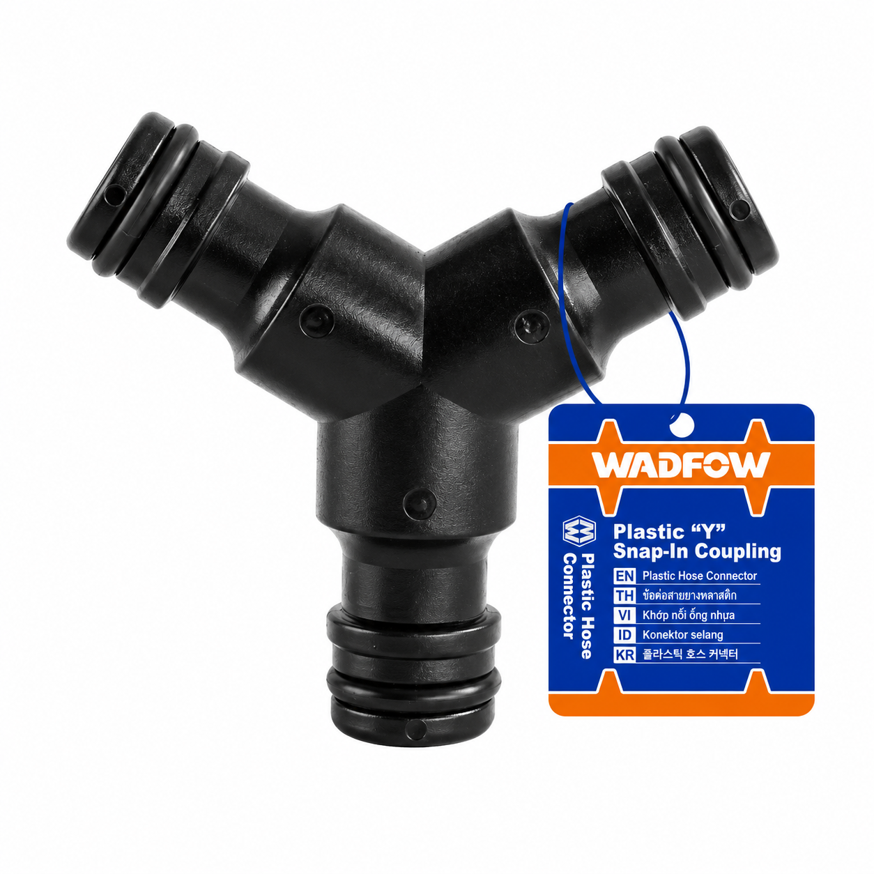 Raccord Plastique 1/2" 3 Voies Té WADFOW WQC7E34 — Dérivation Tuyaux Eau Plomberie Arrosage | SQES Tunisie
