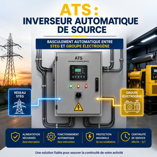 Comment fonctionne un ATS avec un groupe électrogène ?