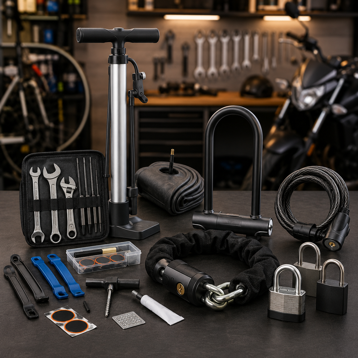 Outillage auto, moto et vélo : clés dynamométriques, crics, jeux de douilles, gonfleurs. Pour mécaniciens pros et amateurs, livraison rapide en Tunisie — SQES.