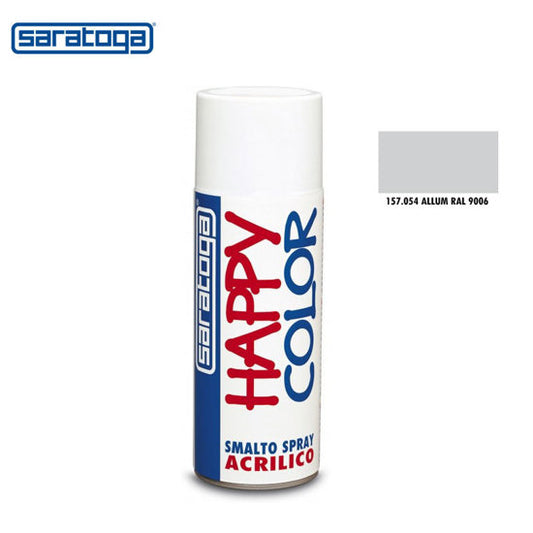 Peinture Spray ALUMINIUM 400ml Happy Color Saratoga