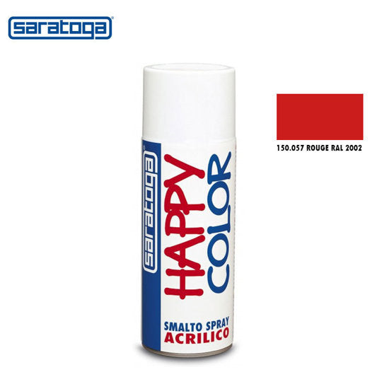 Peinture Spray Happy Color - ROUGE RAL 2002 - Saratoga