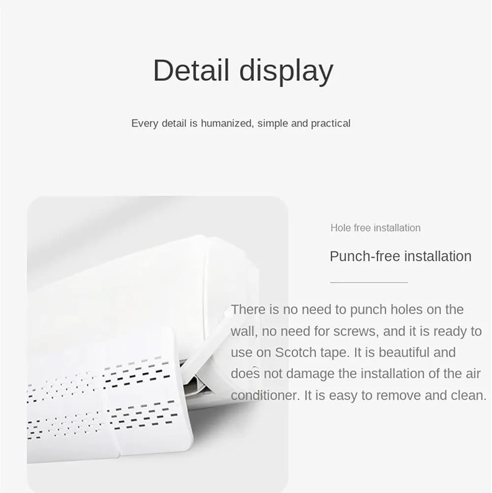 Déflecteur d'Air pour Climatiseur Extensible Pivotant 180°