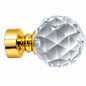 Embout décoratif CRISTAL PERLA aluminium diametre 25mm pour tringles à rideaux SQES TUNISIE 