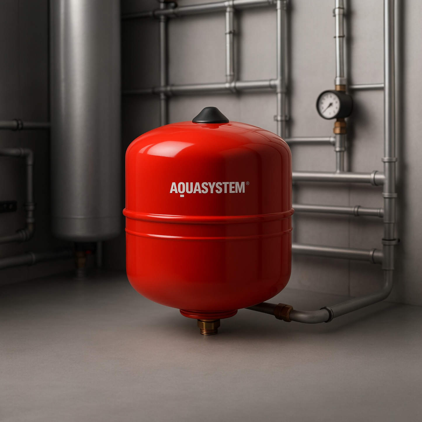Vase d'Expansion 100L Rouge AQUASYSTEM Professionnel - SQES