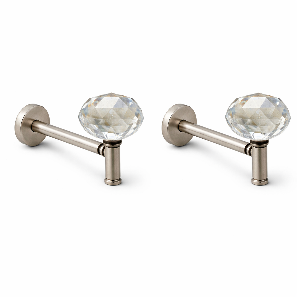 Embrasse Rideau Cristal Argent (2pcs)