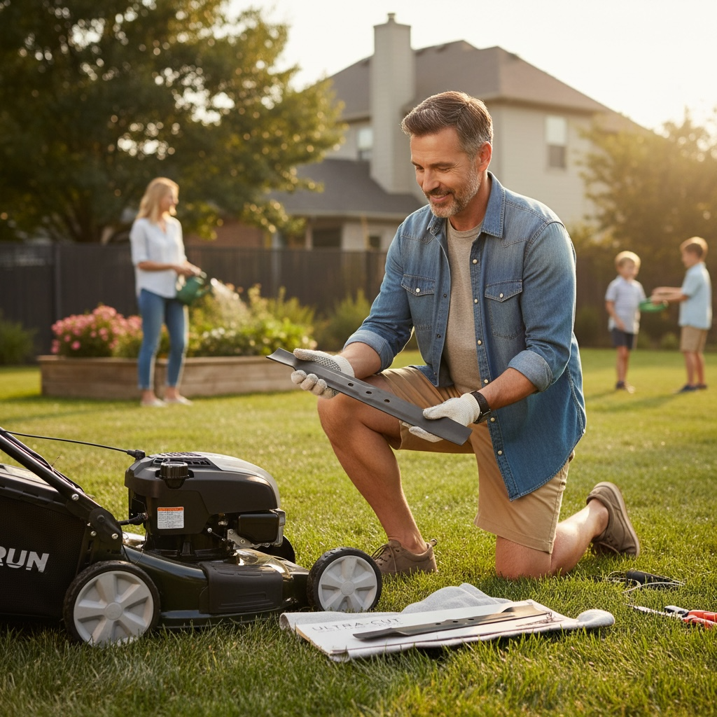 Lame de Rechange Tondeuse Électrique GARDENA PowerMax 1100W — Réf. 04102