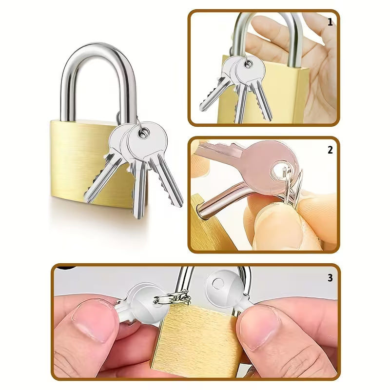 Cadenas BLOCUS 63mm Jaune