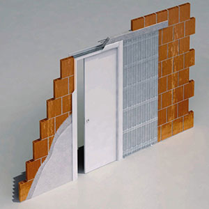 Porte coulissantes encastrée 1200/2100/105 SCIRIGNO - Made in ITALY