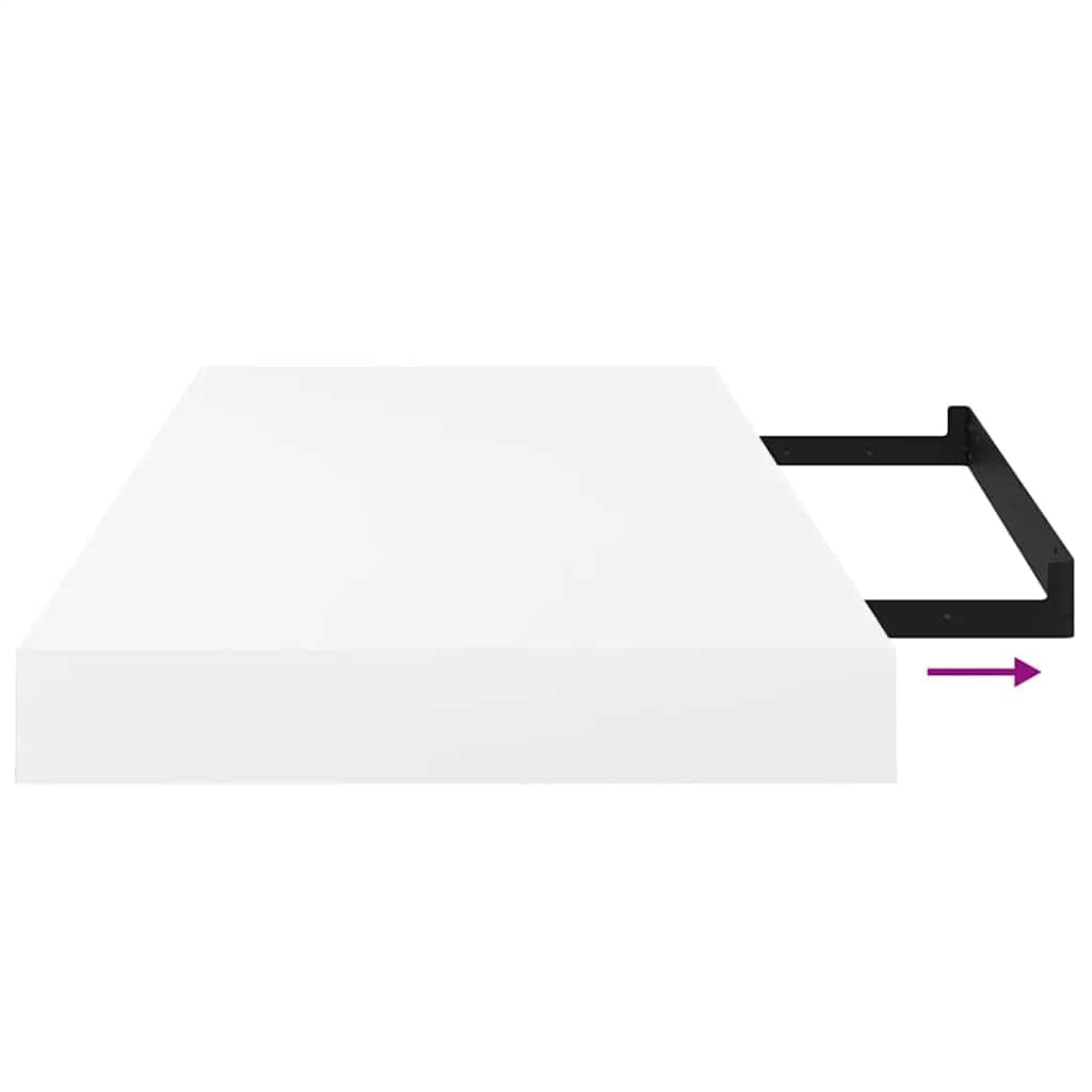 Système de fixation invisible pour étagère murale flottante blanche – SQES Tunisie