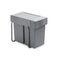 Poubelle cuisine  encastre - Collecteur - Art. 227 - 2x14L Tri Sélectif